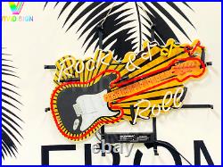 20x14 Rock & Roll Music Notes Lamp Light Neon Sign With HD Vivid Printing L