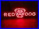 20x16 Red Dog Shop Neon Sign Light Lamp Visual Collection Decor Artwork Beer