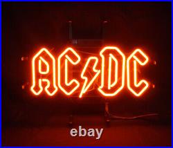 AC DC Power Sign Home Room Decor Man Cave Artwork Neon Sign Light Boutique 17
