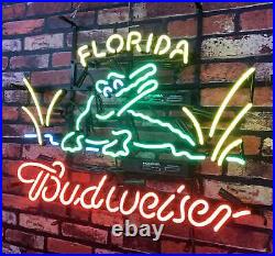 Alligator Bvd Light Neon Sign Light Custom Decor Bar Man Cave Store Room 24x20