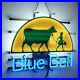 Blue Bell Glass Neon Sign Light with HD Printed Store Wall Hanging Art 19x15