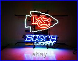 Busch Light Neon Sign Light Glass Bar Pub Party Wall Deocr Artwork Gift 20x16