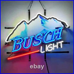 Buschs Light Neon Sign 20x16 Beer Bar Pub Wall Decor HD Printing Artwork Gift