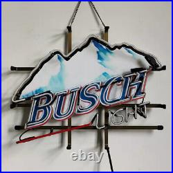 Buschs Light Neon Sign 20x16 Beer Bar Pub Wall Decor HD Printing Artwork Gift