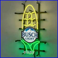 Buschs Light Neon Sign For Home Bar Pub Club Restaurant Home Wall Decor 24x15