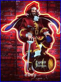 Captain Morgan Rum Lamp Light Light Neon Sign 17 With HD Vivid Printing