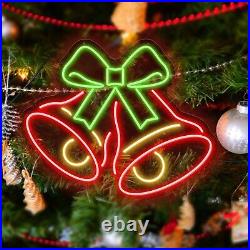 Christmas Bell Neon Sign Custom Neon Sign Personalized Gift LED Neon Light Sign
