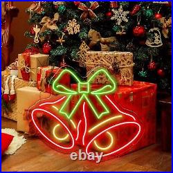 Christmas Bell Neon Sign Custom Neon Sign Personalized Gift LED Neon Light Sign