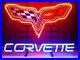 Corvettes Sports Car Auto Garage Neon Sign Light Lamp Wall Decor Bar 20x16