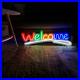 Custom Neon Sign Welcome Neon Sign Light for Cafe Bar Shop Room Wall Home Decor