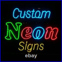Custom Real Glass Neon Sign Customized Vivid Light Lamp Wall Decoration