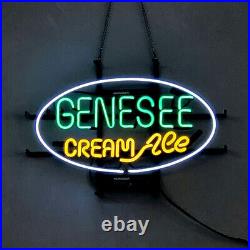 Genesee Cream Ale Neon Sign Light Bistro Wall Hanging Nightlight Artwork 17x14