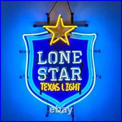 Lone Star Beer Texas Light Bar 20x16 Neon Sign Light Lamp HD Vivid Printing