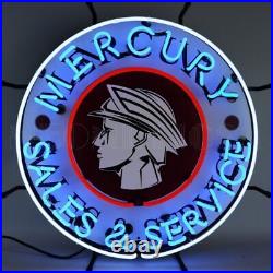 Mercury Sales And Service Business Neon Sign Decor Neon Light Sign 24 x20