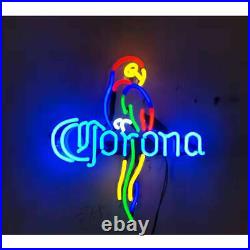 New Corona Extra Parrot Neon Light Sign 20x16 Acrylic Beer Lamp Wall Glass