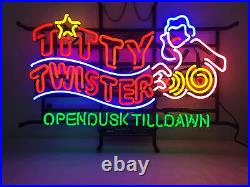 Open Dusk Till Dawn Artwork Neon Light Sign Bar Club Garage Lamp Glass 24x16