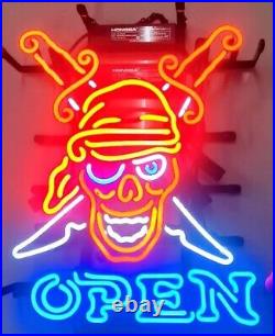 PIRATE NEON Light Sign 16x13 Eco friendly