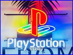 PlayStation Game Room Lamp Neon Light Sign 20x16 With HD Vivid Printing