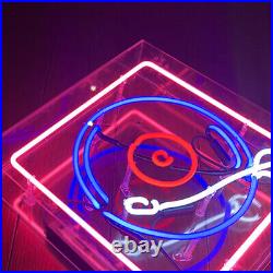 Records Neon Sign Light Acrylic Box Bar Pub Wall Decor Man Cave Nightlight 14