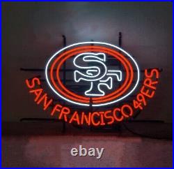 San Francisco 49ers Neon Sign 19x15 Home Bar Sport Pub Room Wall Decor