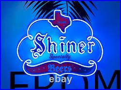 Shiner Bock Beer Specialty Texas 20x16 Neon Light Lamp Sign HD Vivid Printing